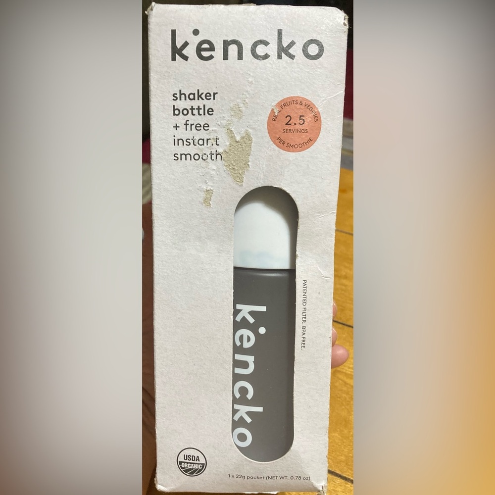 NWT Kencko Shaker Bottle With Free Instant Smoothie